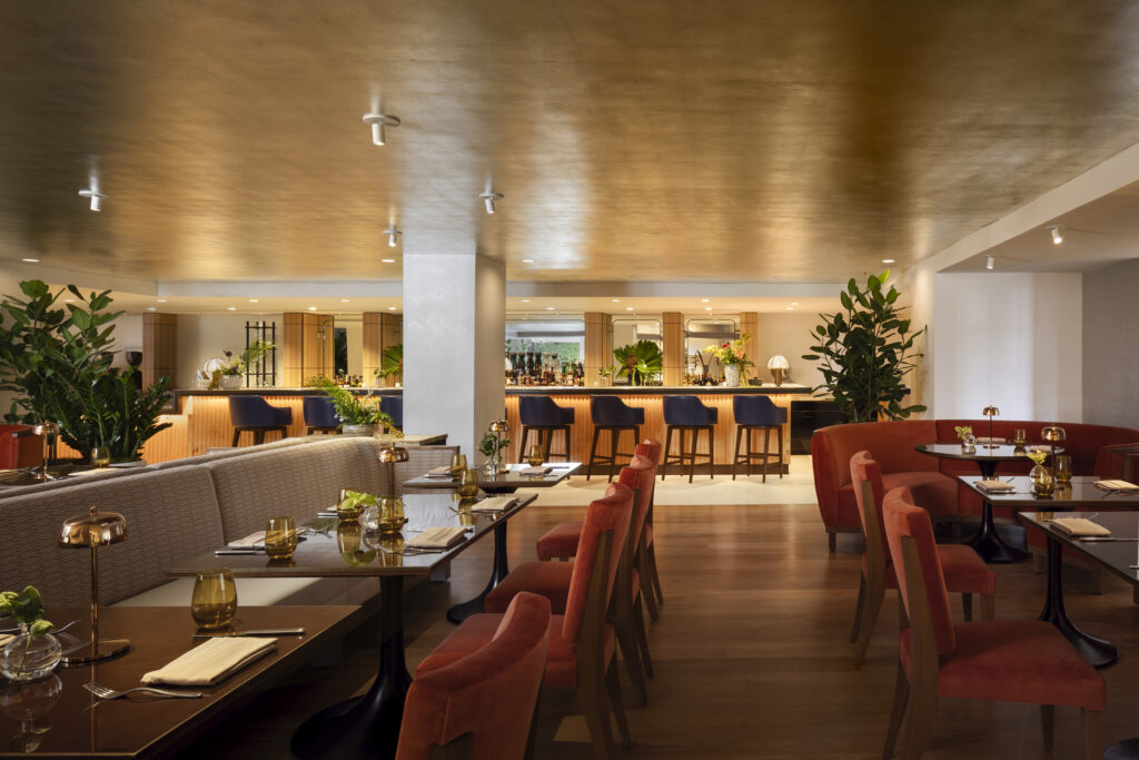 Costa Covo dining room with bar seating